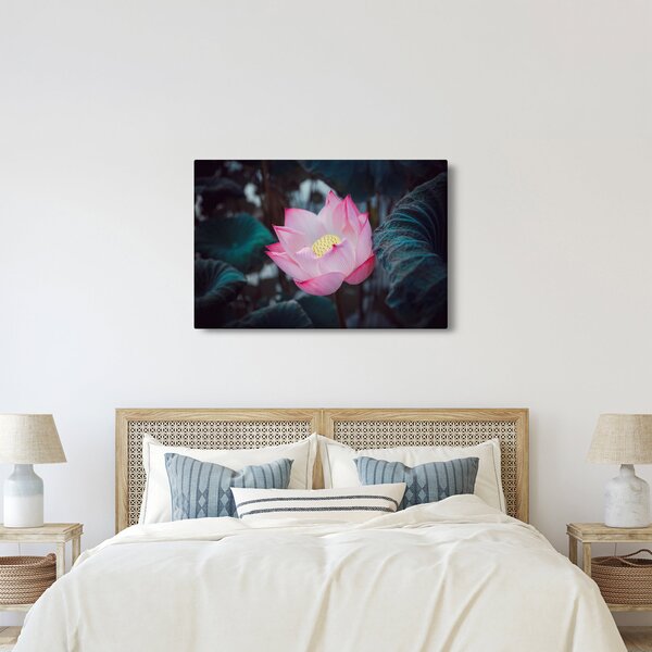 Slika ružičastog cvijeta (90x60 cm)