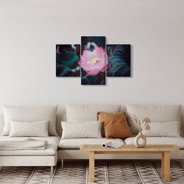 Slika ružičastog cvijeta (90x60 cm)