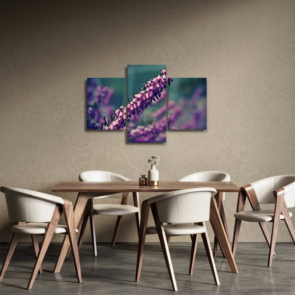 Slika ljubičastog cvijeta (90x60 cm)