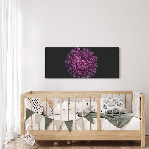 Slika ljubičastog cvijeta (120x50 cm)