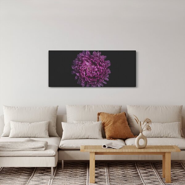 Slika ljubičastog cvijeta (120x50 cm)