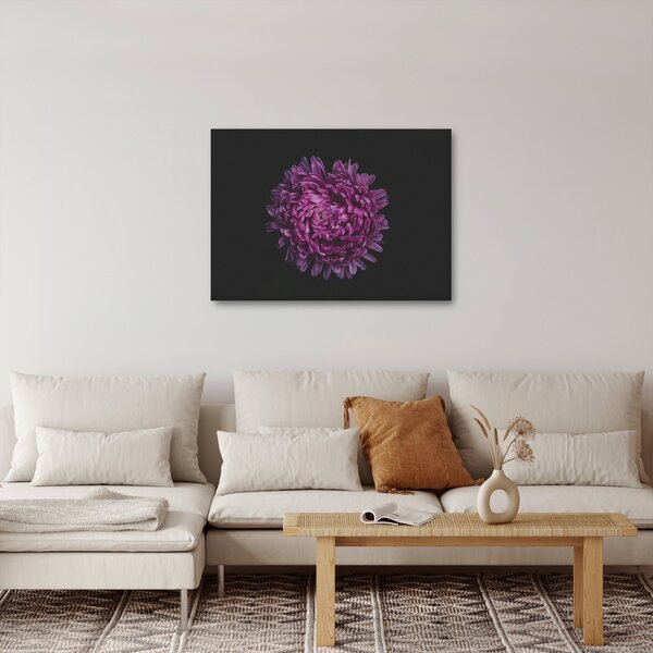 Slika ljubičastog cvijeta (70x50 cm)