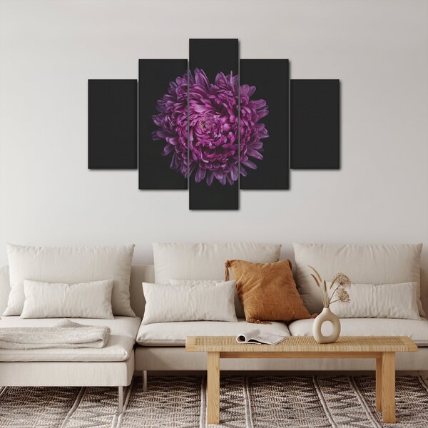 Slika ljubičastog cvijeta (150x105 cm)