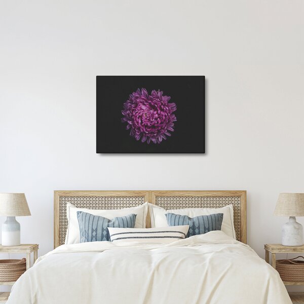 Slika ljubičastog cvijeta (70x50 cm)