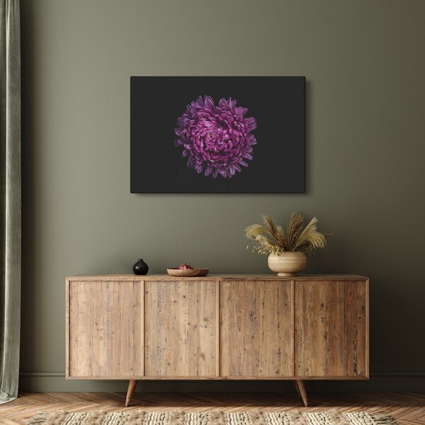 Slika ljubičastog cvijeta (90x60 cm)