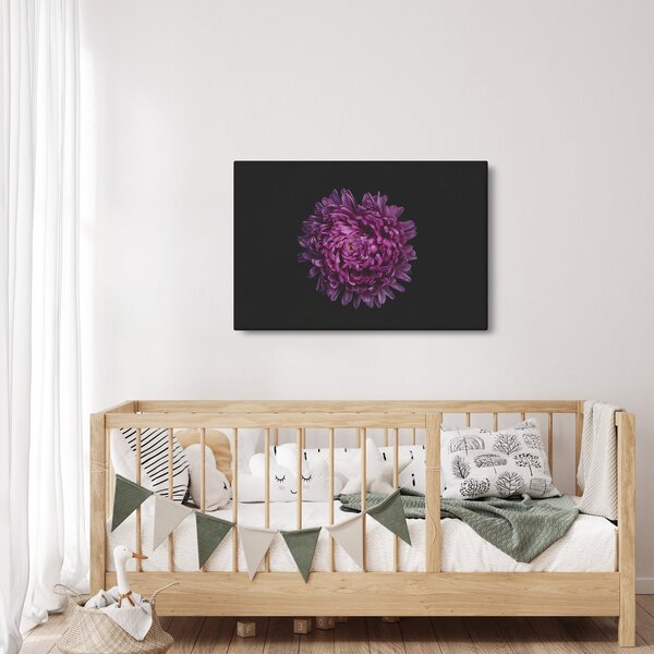 Slika ljubičastog cvijeta (90x60 cm)