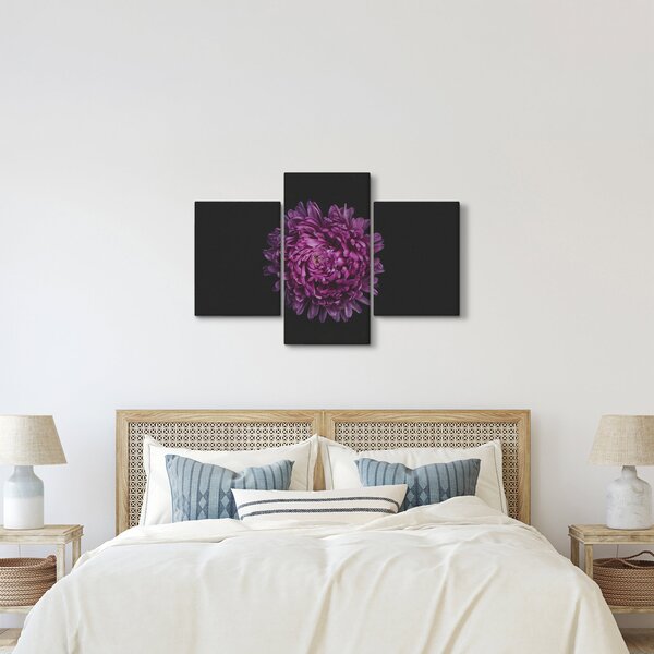 Slika ljubičastog cvijeta (90x60 cm)