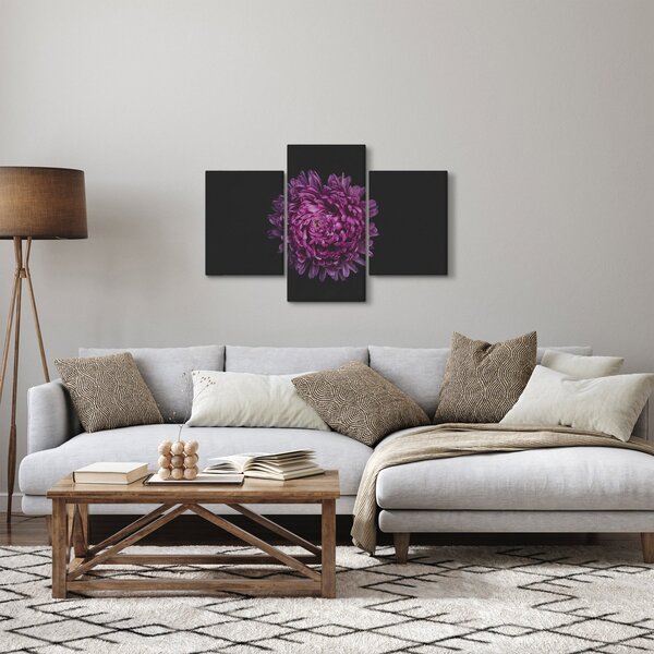 Slika ljubičastog cvijeta (90x60 cm)
