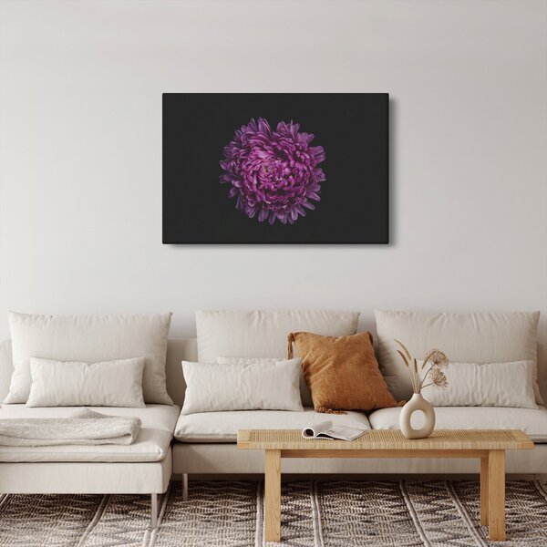 Slika ljubičastog cvijeta (90x60 cm)