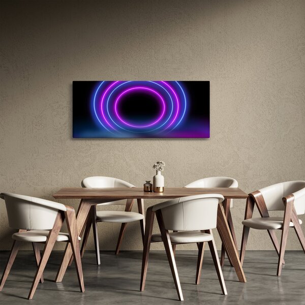 Slika obojenih krugova (120x50 cm)