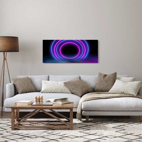 Slika obojenih krugova (120x50 cm)