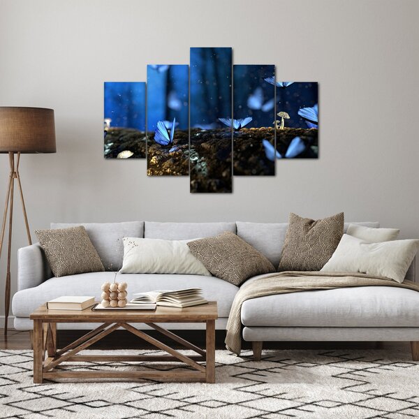 Slika plavih leptira (150x105 cm)