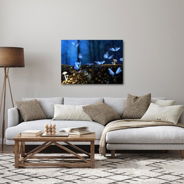 Slika plavih leptira (70x50 cm)