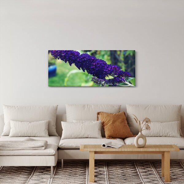 Slika plavog cvijeta (120x50 cm)