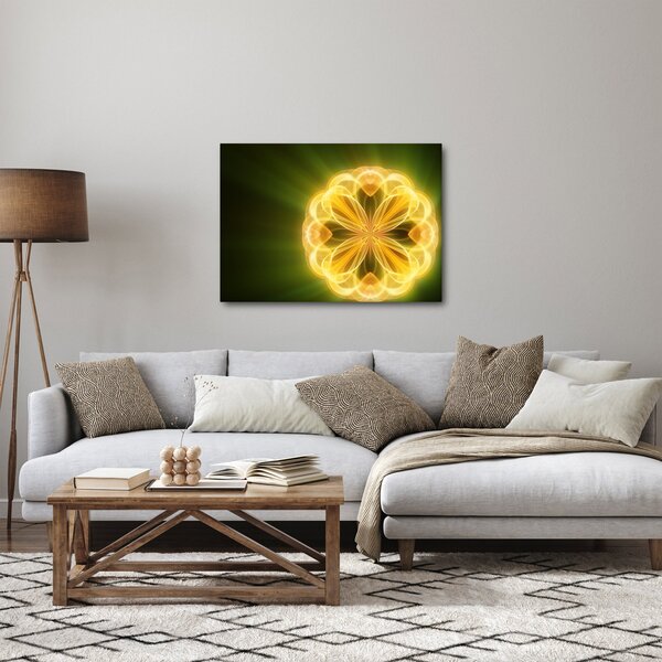 Slika žutog cvijeta (70x50 cm)