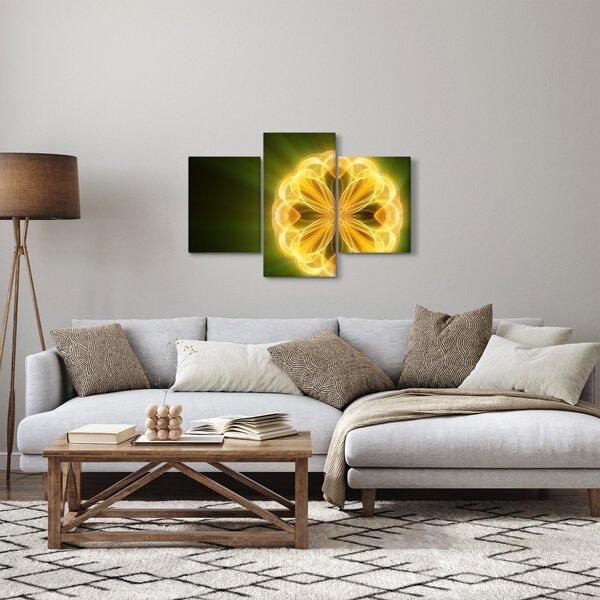 Slika žutog cvijeta (90x60 cm)
