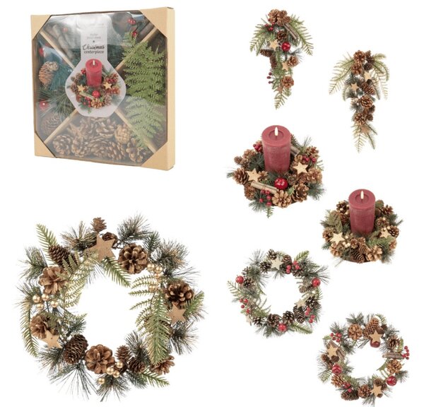 Kreativni set DIY CHRISTMAS za izradu vijenaca i dekoracija - različite specifikacije