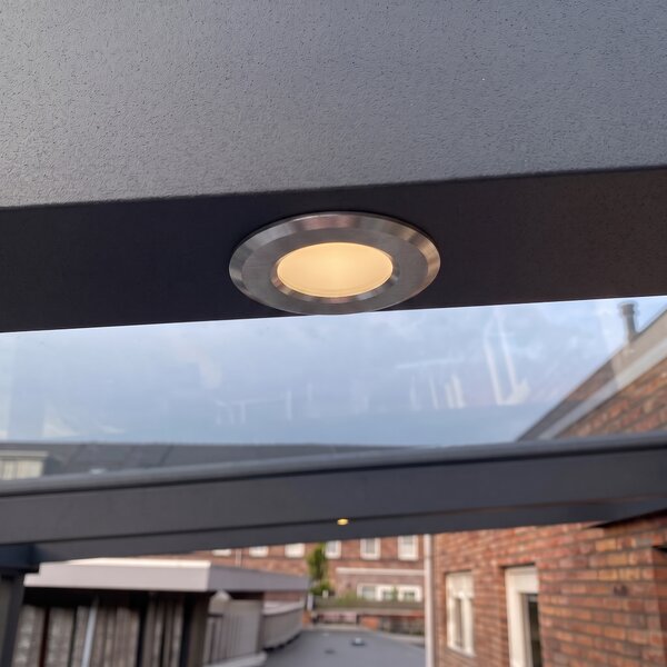 Set od 5 modernih ugradbenih reflektora aluminijski uklj. LED IP67 - Linsey