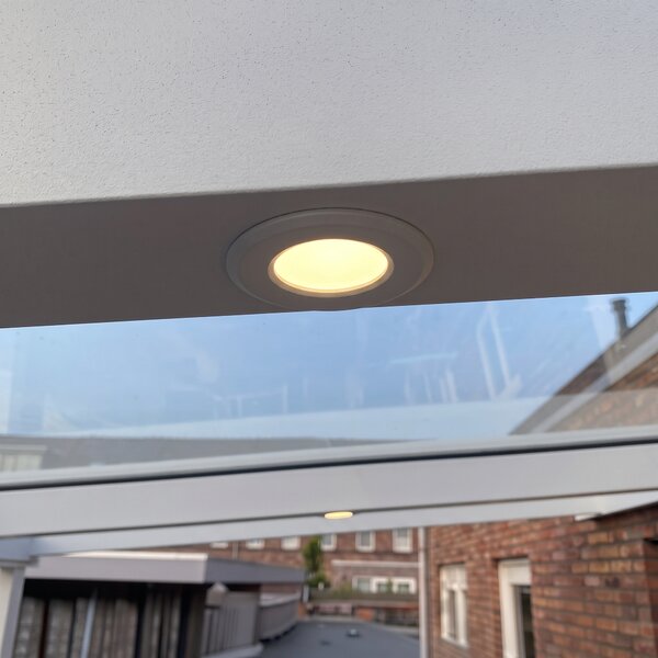 Set od 5 modernih ugradbenih reflektora bijeli uklj. LED IP67 - Linsey