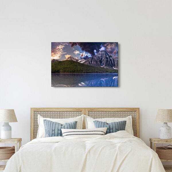 Slika jezera i planina (90x60 cm)