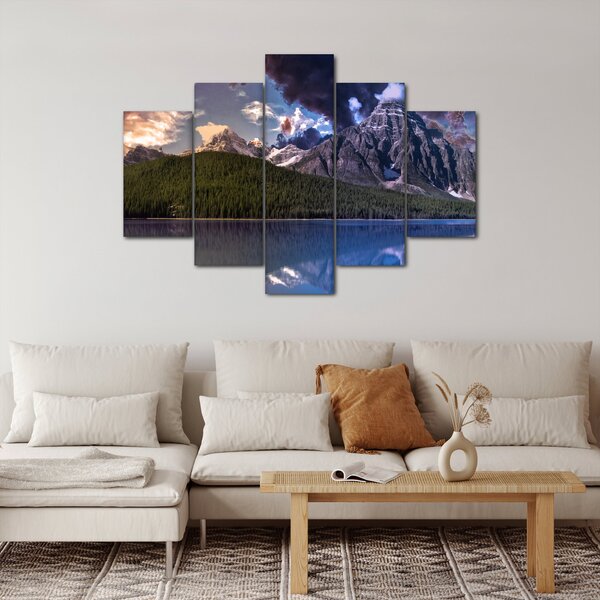 Slika jezera i planina (150x105 cm)