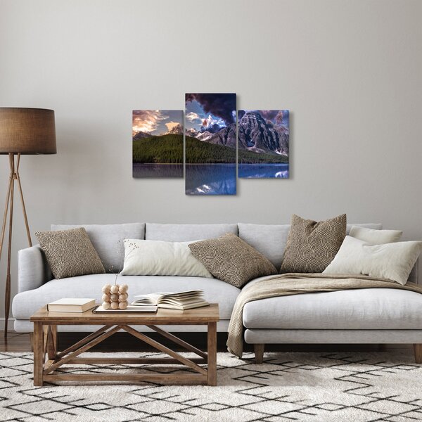 Slika jezera i planina (90x60 cm)