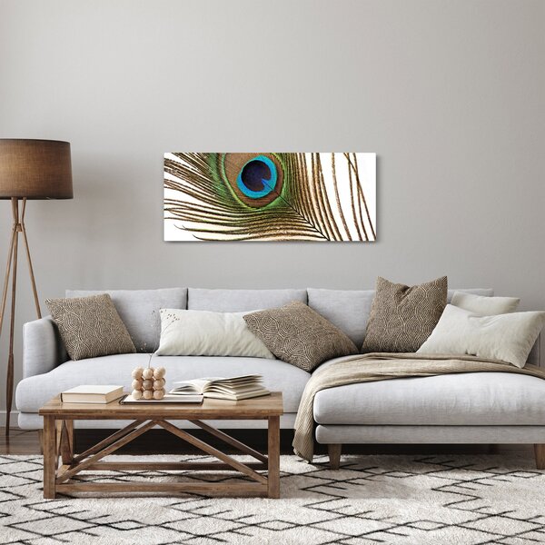 Slika paunovog perja (120x50 cm)