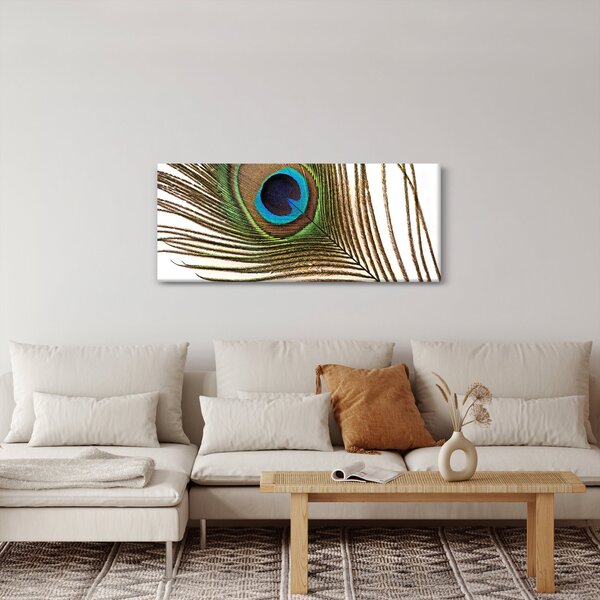 Slika paunovog perja (120x50 cm)