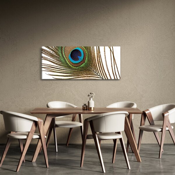 Slika paunovog perja (120x50 cm)