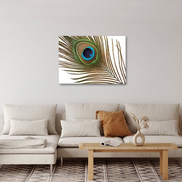 Slika paunovog perja (70x50 cm)