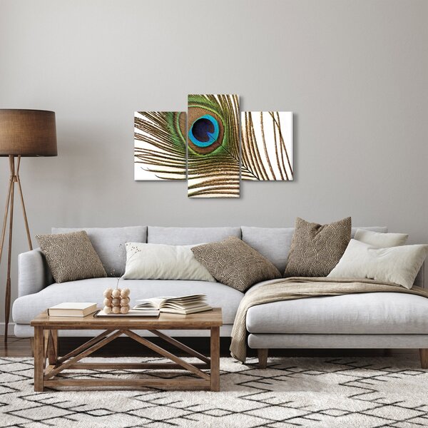 Slika paunovog perja (90x60 cm)