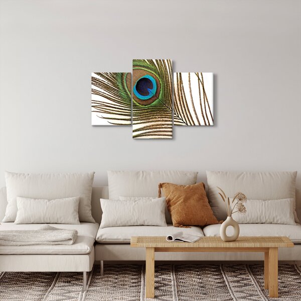 Slika paunovog perja (90x60 cm)
