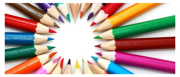 Slika olovaka u boji (120x50 cm)