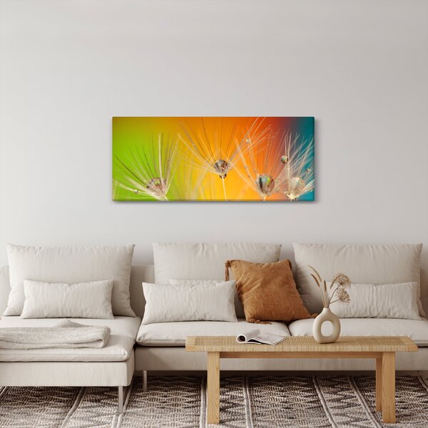 Slika kapljica na biljci (120x50 cm)