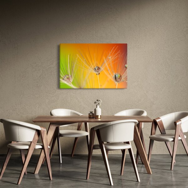 Slika kapljica na biljci (90x60 cm)