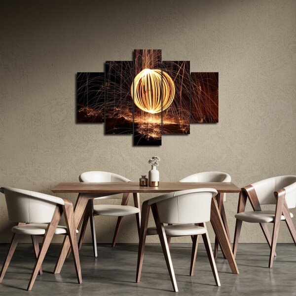 Slika svjetlosne kugle (150x105 cm)