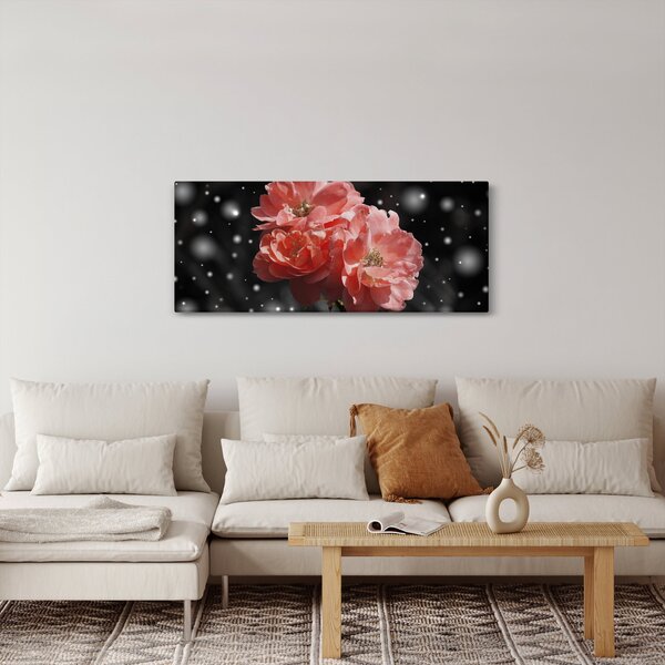 Slika ružičastog cvijeta (120x50 cm)