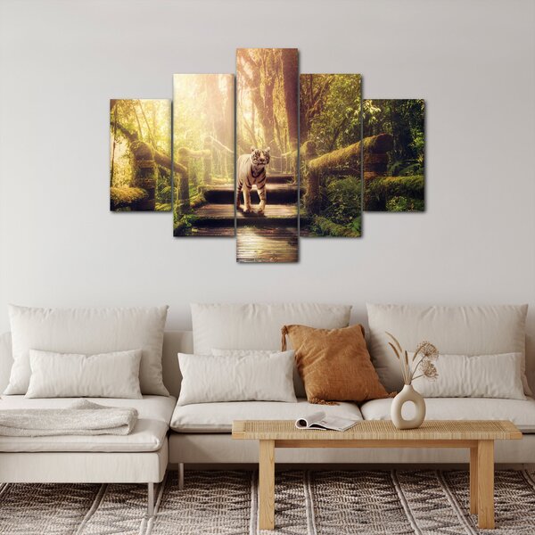 Slika tigra u džungli (150x105 cm)