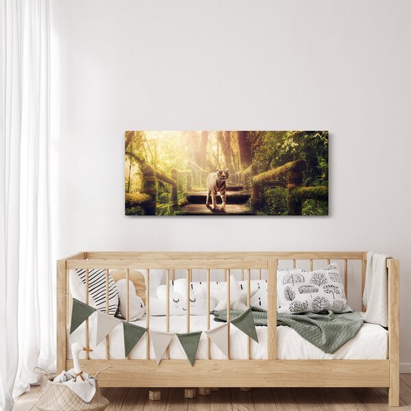 Slika tigra u džungli (120x50 cm)