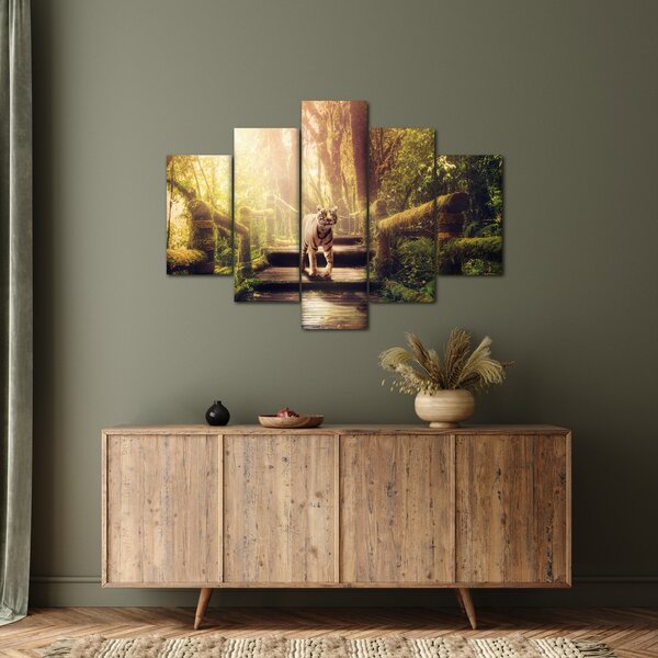 Slika tigra u džungli (150x105 cm)