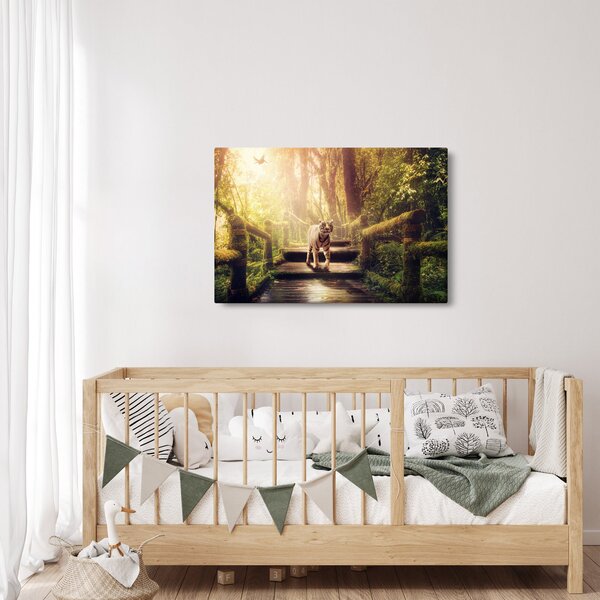 Slika tigra u džungli (90x60 cm)