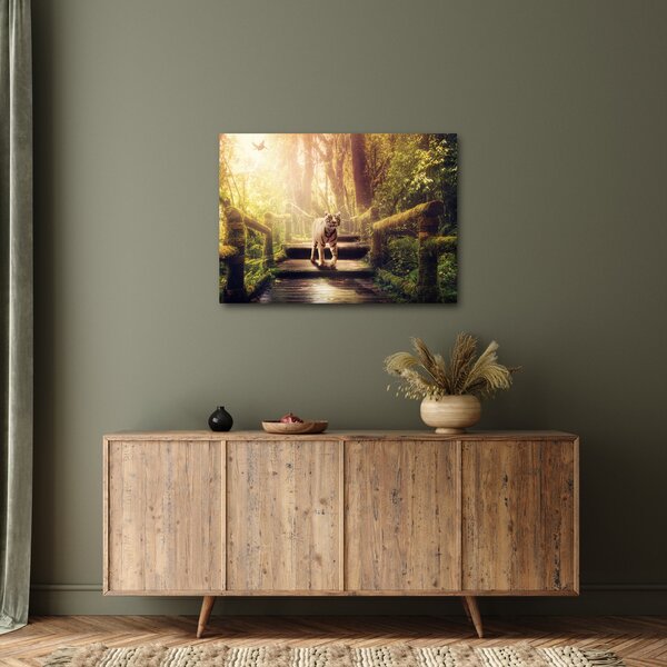 Slika tigra u džungli (70x50 cm)