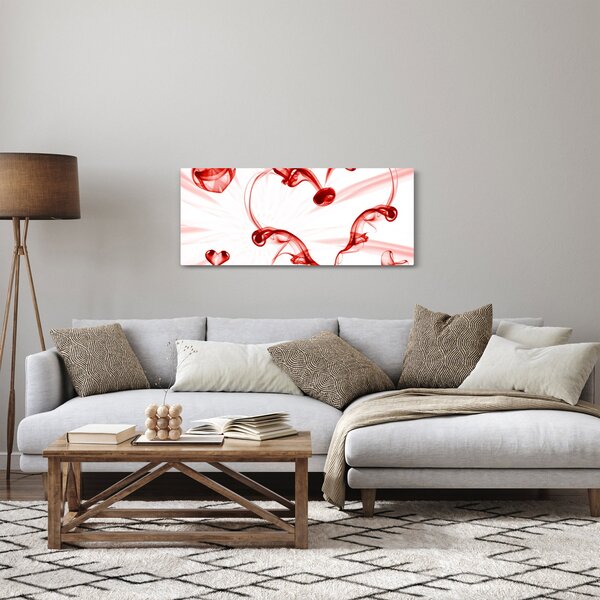 Slika srce od dima (120x50 cm)
