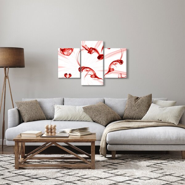 Slika srce od dima (90x60 cm)