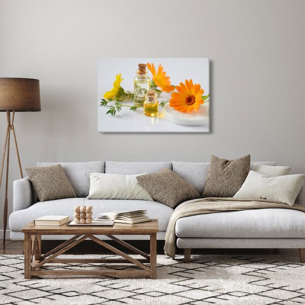 Slika narančastih cvjetova (90x60 cm)