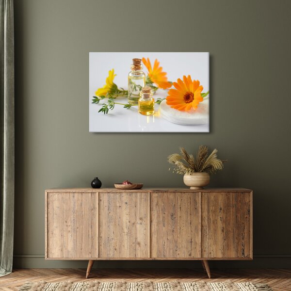 Slika narančastih cvjetova (90x60 cm)
