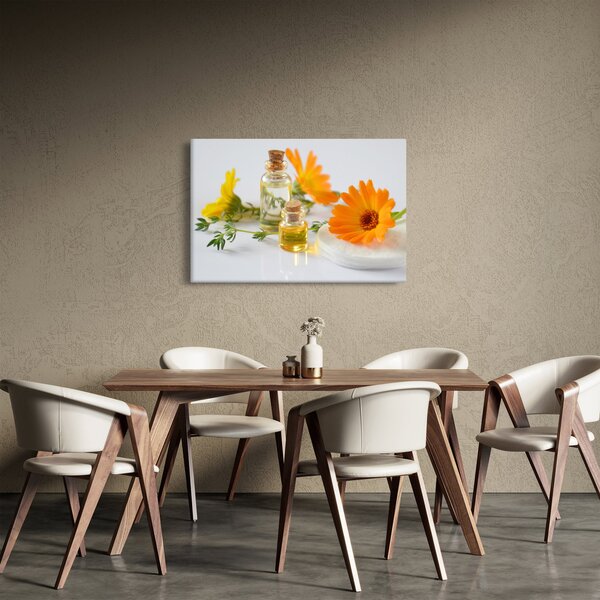 Slika narančastih cvjetova (90x60 cm)