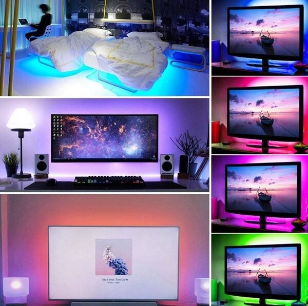 5m set led trak rgb ip65 vodoodporen akcija