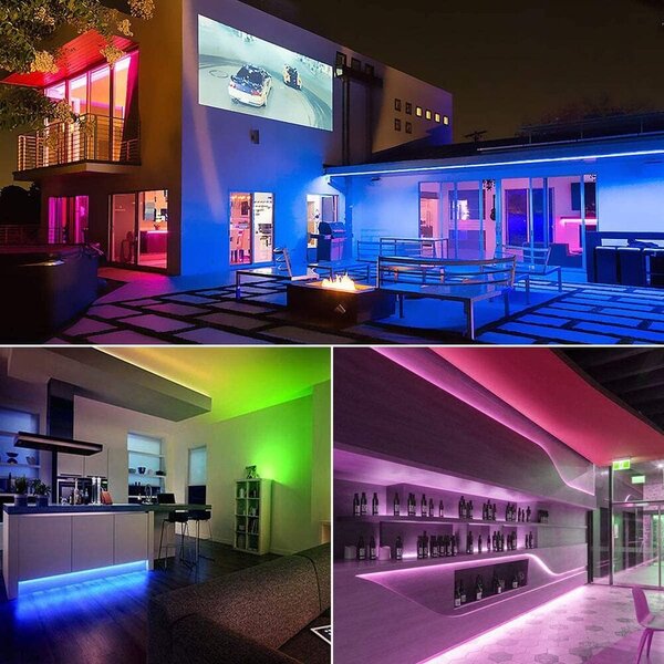 Wifi 5m set led trak rgb ip65 - vodoodporen