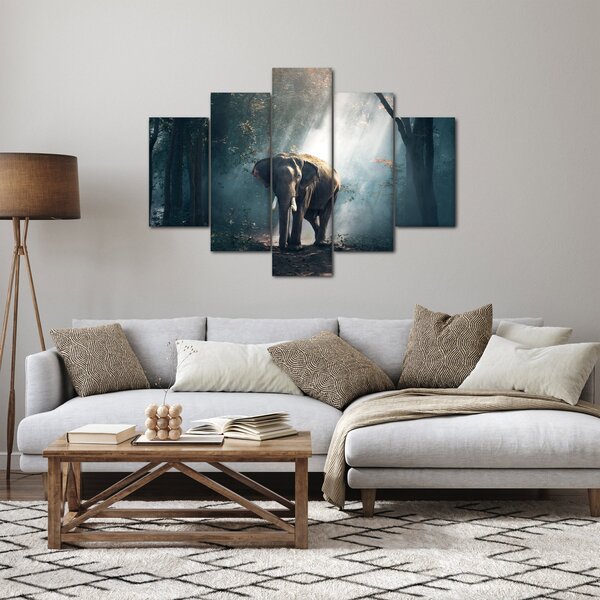 Slika slona u džungli (150x105 cm)